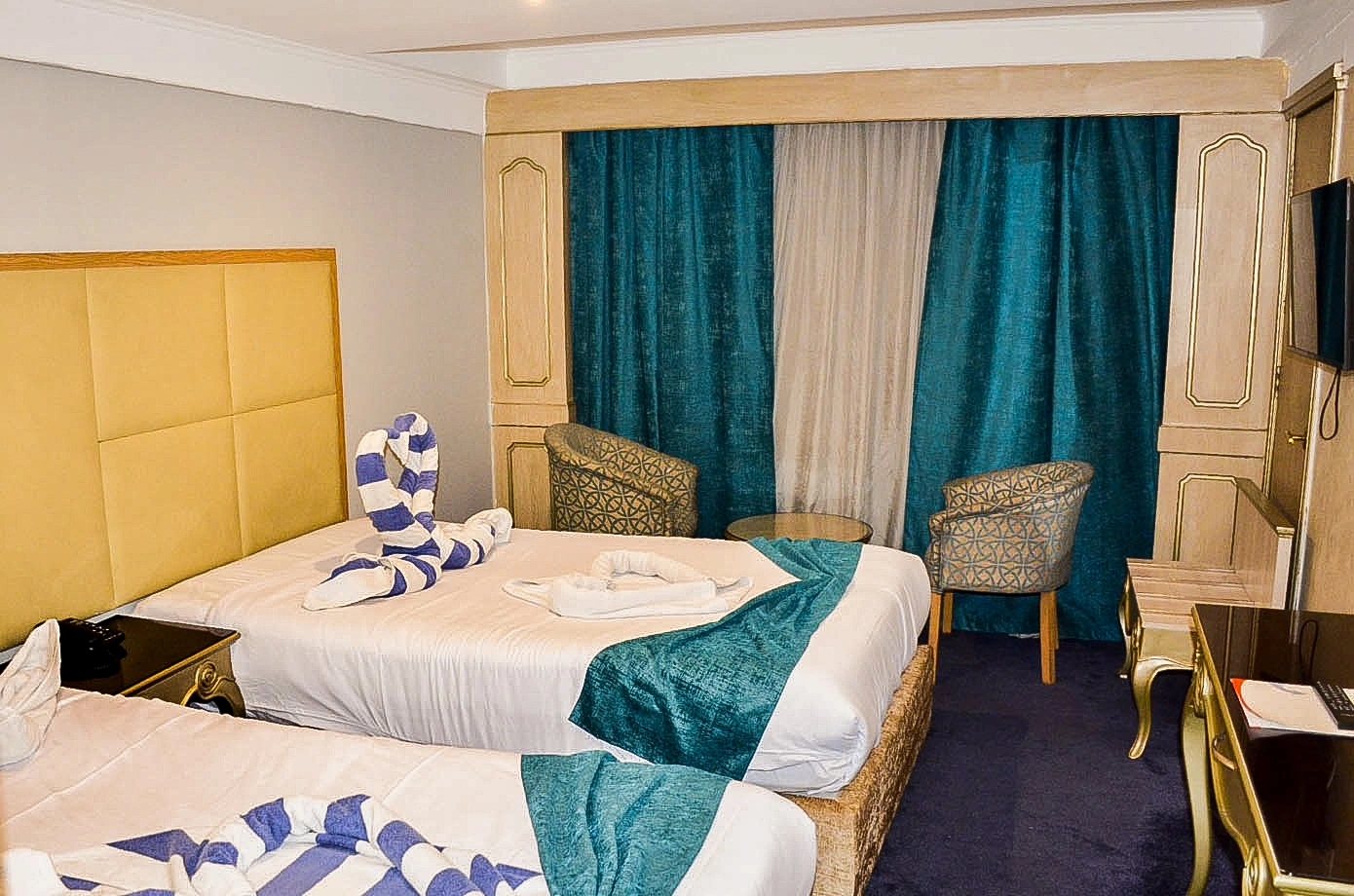 Cabin aboard the MS Stephanie Nile Cruise Nile cruise